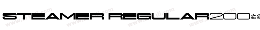 STEAMER REGULAR200磅字体转换